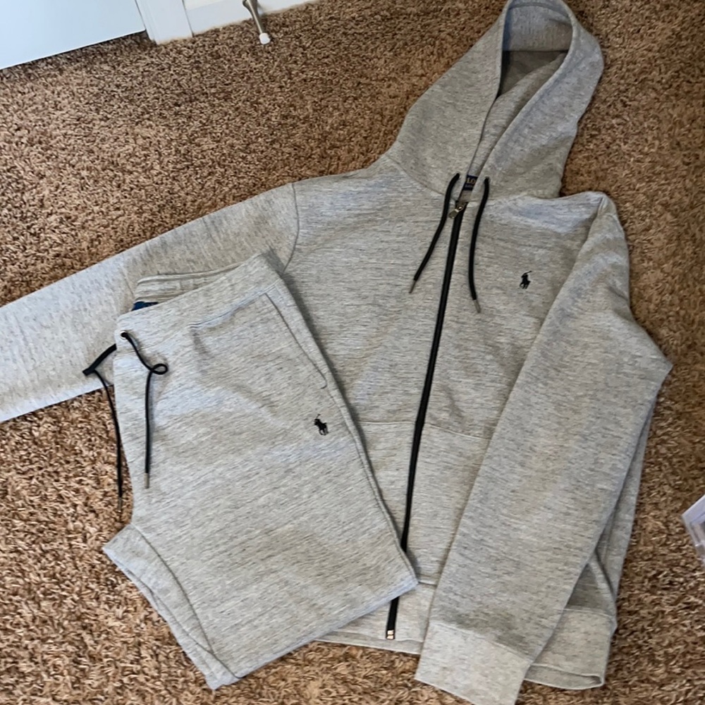 Mens ralph lauren fleece jumpsuit